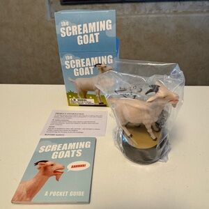 The Screaming Goat Toy with Pocket Guide